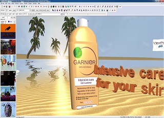 ViewPoint 3D animated scene with lighting effects